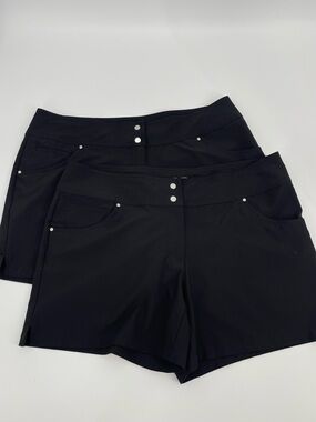 Set of 2 Slazenger 5" Golf Shorts 12 Performance Stretch Casual Athletic Preppy